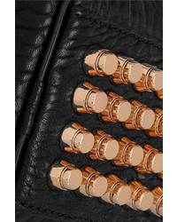 Alexander Wang Rockie Textured Leather Tote Black