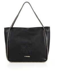 Love Moschino Studded Faux Leather Tote