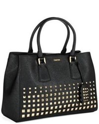 Calvin Klein Studded Leather Tote