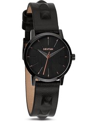 Nixon The Kenzi Studded Leather Strap Watch 26mm