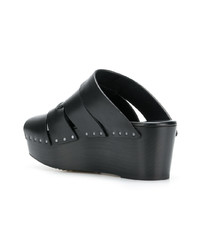 Rick Owens Studded Wedge Sandals