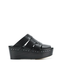 Rick Owens Studded Wedge Sandals