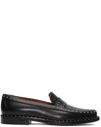 Givenchy Black Studded College Loafers