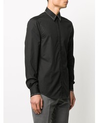 Les Hommes Studded Button Up Shirt