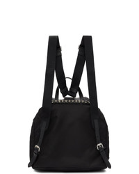 Prada Black Studded Nylon Backpack