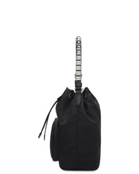 Prada Black Nylon New Vela Bucket Bag