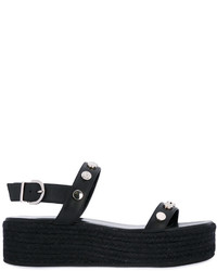 Versace Braided Sole Studded Sandals
