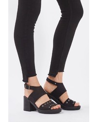 Topshop Dice Studded Mid Sandals