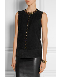 Lanvin Studded Suede Top