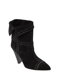 Isabel Marant 90mm Lizynn Studded Suede Ankle Boots