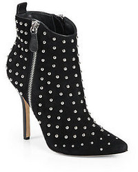 Isa Tapia Anne Studded Suede Booties