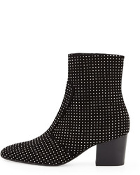 Laurence Dacade Ringo Studded Suede Bootie Black