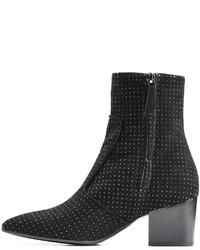 Laurence Dacade Studded Suede Ankle Boots