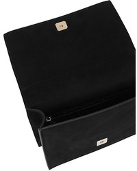 Tomasini Studded Suede Mini Shoulder Bag Black