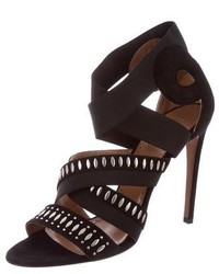 Alaia Alaa Studded Crossover Sandals W Tags