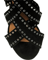 Isabel Marant Anaid Studded Suede And Leather Sandals