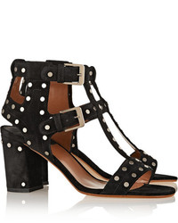 Laurence Dacade Helie Studded Suede Sandals