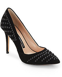 French Connection Elmyra Studded Suede Pumps