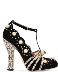 Gucci Studded Suede Pump