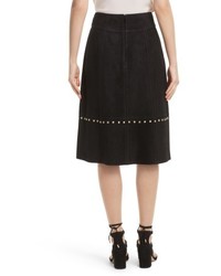 Kate Spade New York Studded Suede Skirt