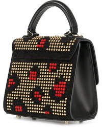 Les Petits Joueurs Fold Over Studded Tote Bag
