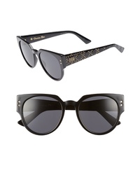 Dior Lady 52mm Cat Eye Sunglasses