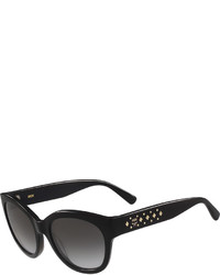 MCM Studded Cat Eye Sunglasses Black