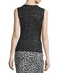 Michael Kors Michl Kors Collection Studded Knit Shell Tank