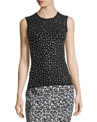 Michael Kors Michl Kors Collection Studded Knit Shell Tank