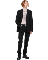Givenchy Black Wool Studs Blazer