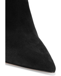 Gianvito Rossi 105 Suede Ankle Boots Black