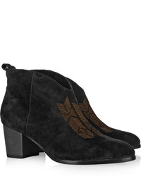 Twelfth St. By Cynthia Vincent 12th Street By Cynthia Vincent Charley Printed Suede Ankle Boots