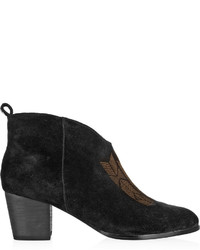 Twelfth St. By Cynthia Vincent 12th Street By Cynthia Vincent Charley Printed Suede Ankle Boots