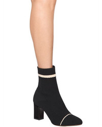Tabitha Simmons 75mm Anna Sock Knit Ankle Boots