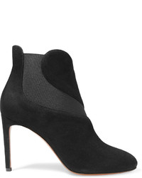 Alaia Alaa Suede Ankle Boots Black