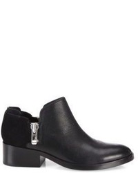 3.1 Phillip Lim Alexa Zipped Leather Suede Ankle Booties