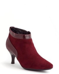 Aquatalia by Marvin K Aquatalia Max Suede Snakeskin Leather Ankle Boots