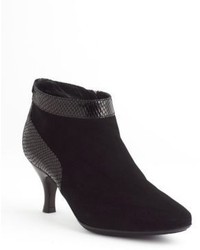 Aquatalia by Marvin K Aquatalia Max Suede Snakeskin Leather Ankle Boots