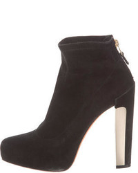 Brian Atwood B Suede Ankle Boots