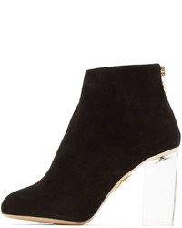 Charlotte Olympia Black Suede Alba Boots