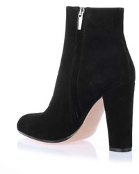 Gianvito Rossi Black Suede Ankle Boot