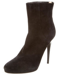 Jimmy Choo Black Suede Ankle Boots