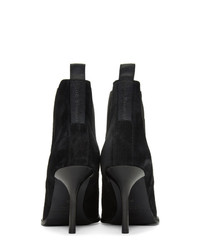 Acne Studios Black Suede Jemma Stiletto Boots