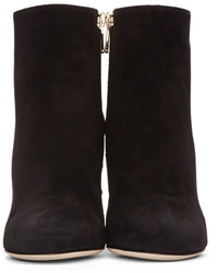 Dolce & Gabbana Black Suede Military Boots