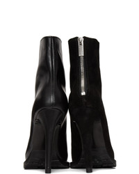 Sacai Black Two In One Zip Boots