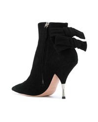 Rochas Bow Heeled Ankle Boots