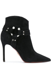 Cesare Paciotti Buckle Detail Pointed Ankle Boots