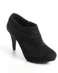 Bandolino Capoty Pleated Suede Ankle Boots