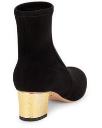 Charlotte Olympia Winnie Suede Ankle Boots