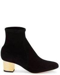 Charlotte Olympia Winnie Suede Ankle Boots